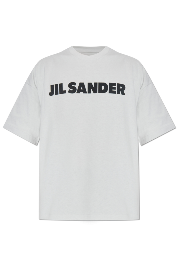 JIL SANDER ロゴ Tシャツ ホワイト Jil Sander - long sleeve cotton t-shirt Ivory - The Corner